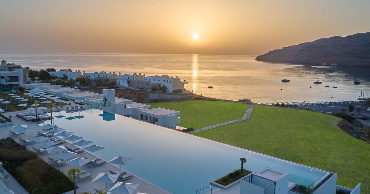 Frb Rodes Hôtel Lindos Grand Resort & Spa - Réservé aux adultes ★★★★★, Rhodes ...